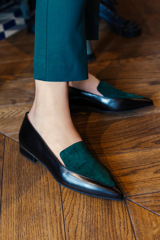 Ana Green Loafers