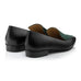 Ana Green Loafers Suede Leather Zurbano